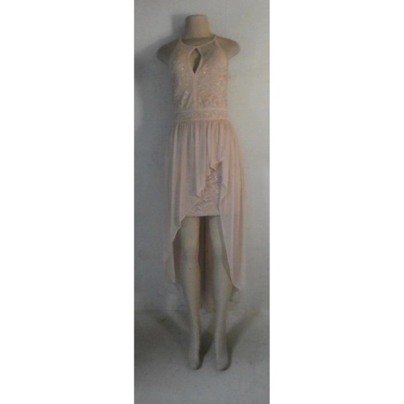 Morgan & Co Women's Tan Dress Sz 12 NWT - Picture 2 of 5